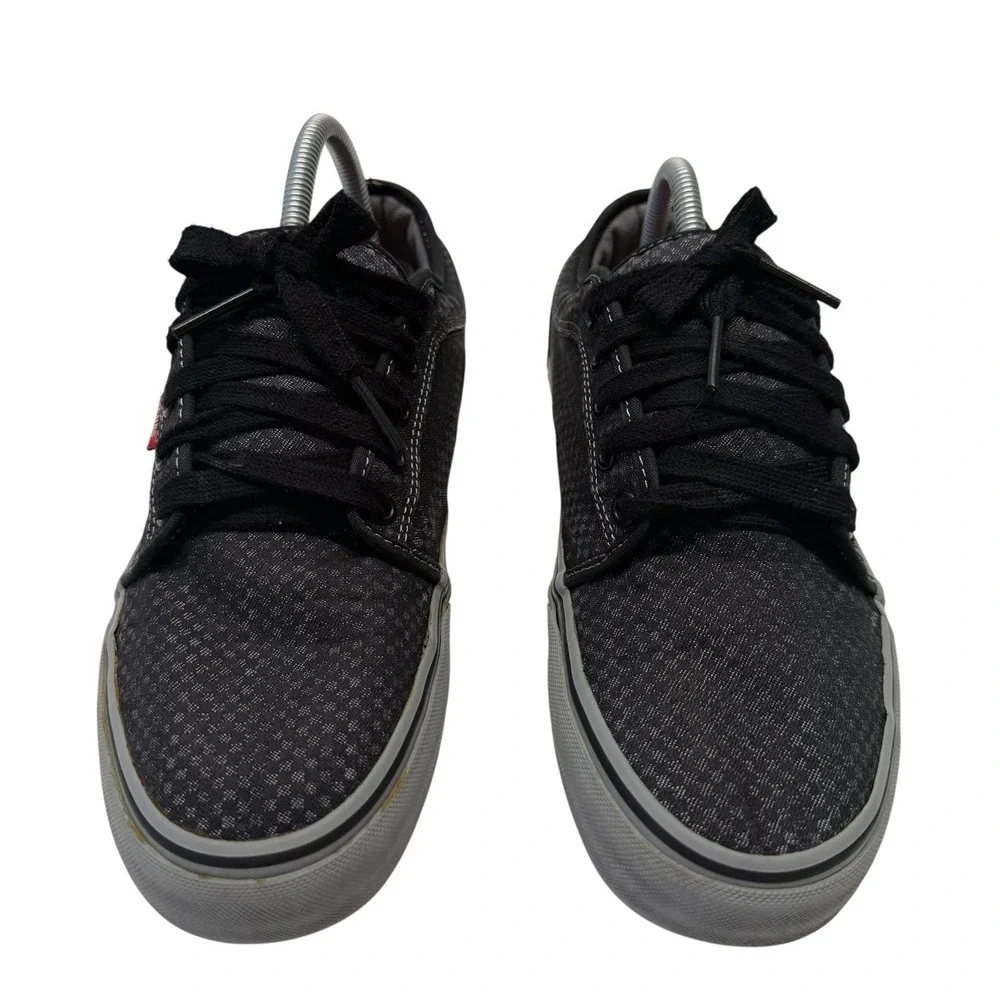 Vans Pro Ultra Cush‎ Chukka Low Micro Check Black Gray Men Size 9 S-4
